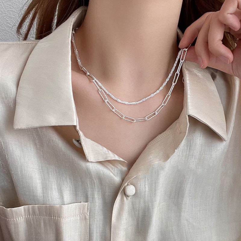 Violeta Geometric Layered Necklace