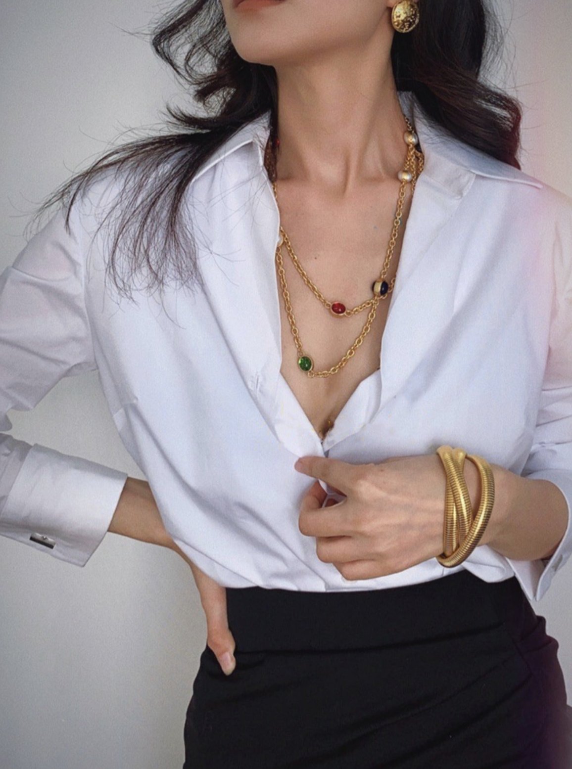 Multi-layered -inspired Necklace