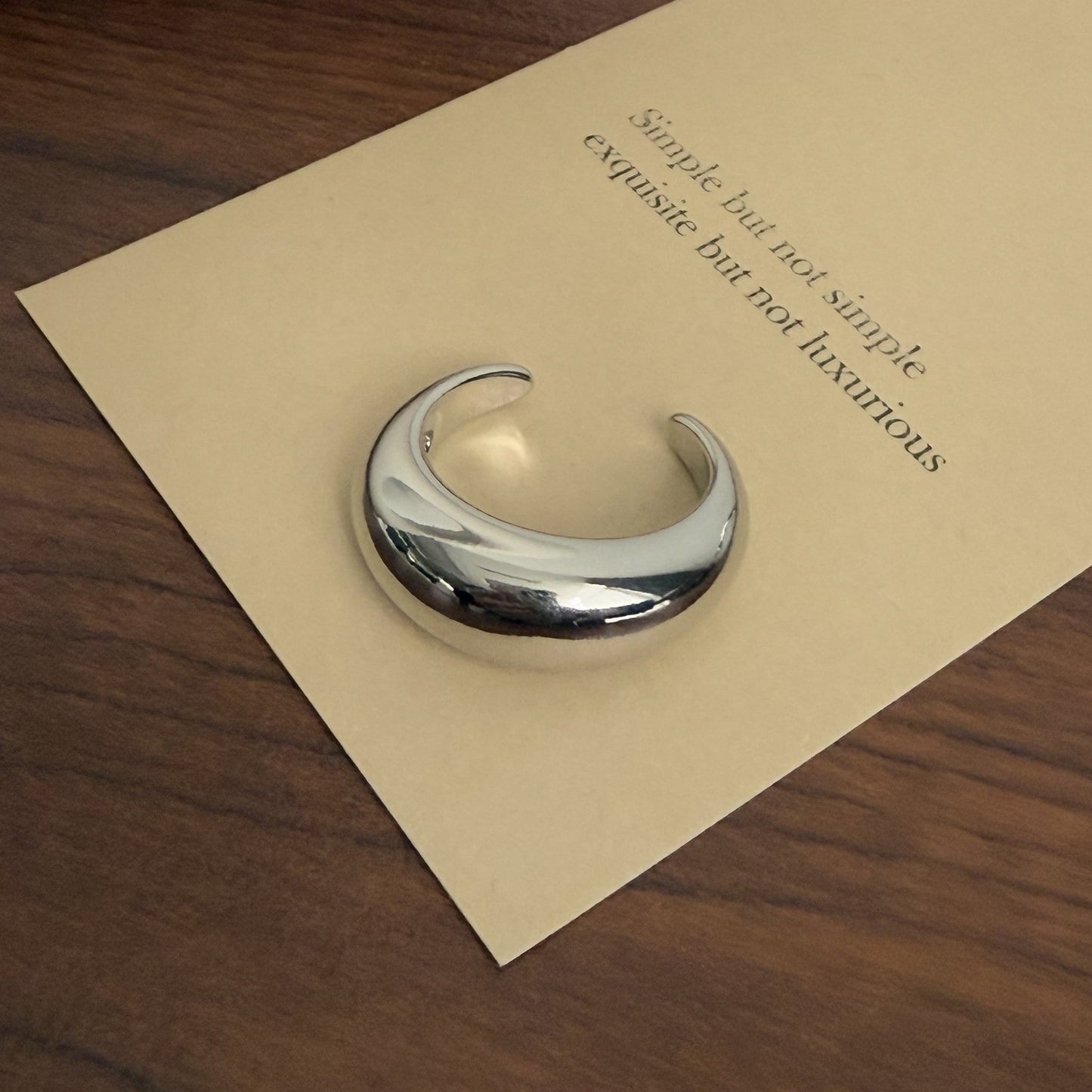 Keaton Sculptural Open Ring