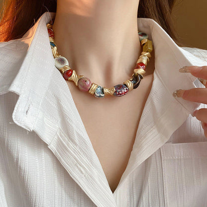 Valerie Ceramic Beaded Necklace