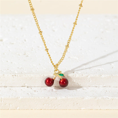 Jalyssa Enamel Fruit Necklace