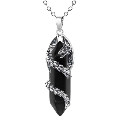 Celestial Dragonfang Crystal Necklace