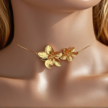 Katana Bloom Pendant Necklace