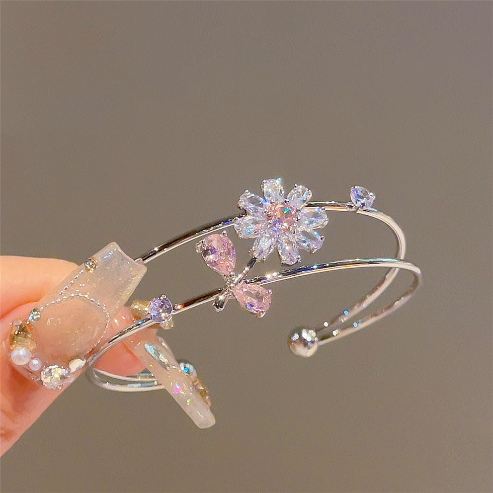 September Bloom Bangle Bracelet
