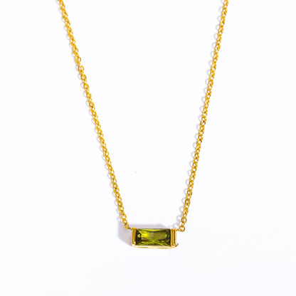 Bree Dainty Birthstone Necklace