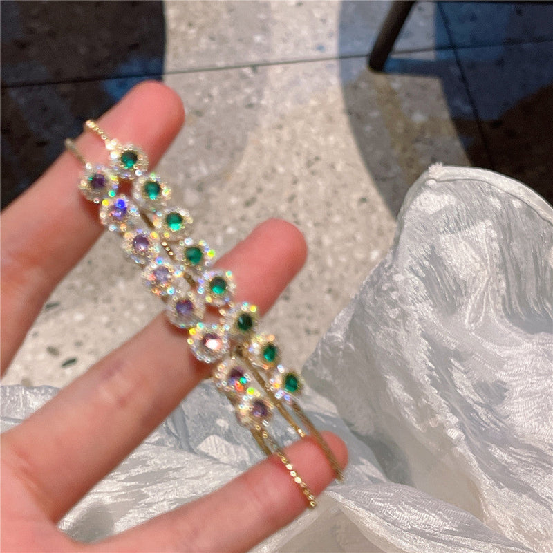 Cady Sparkle Heart Bracelet