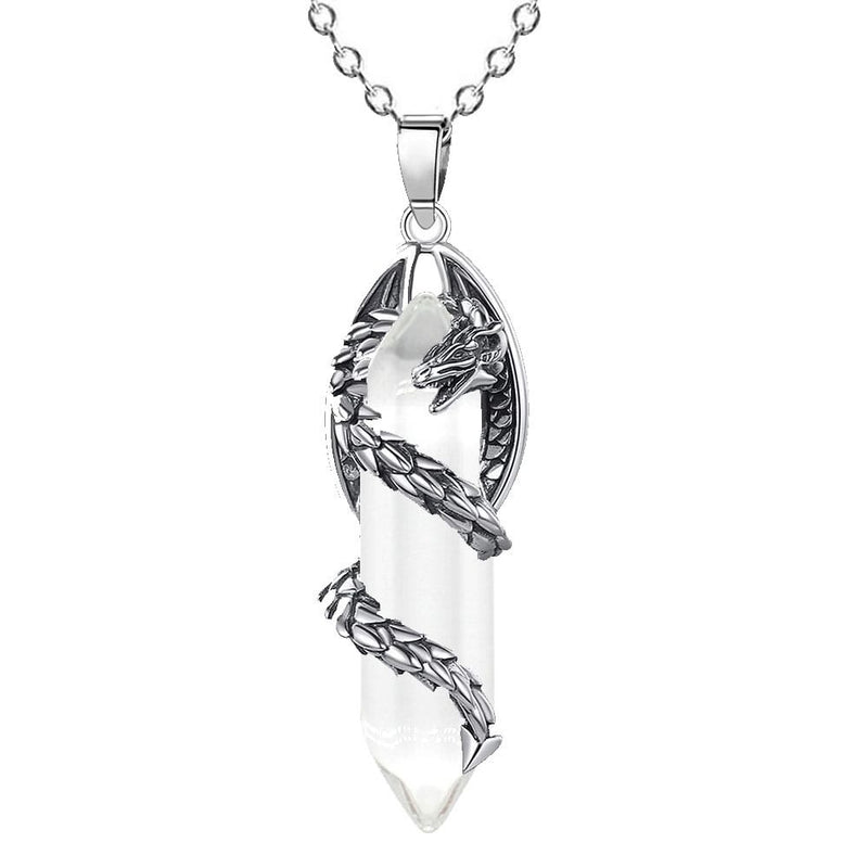 Celestial Dragonfang Crystal Necklace