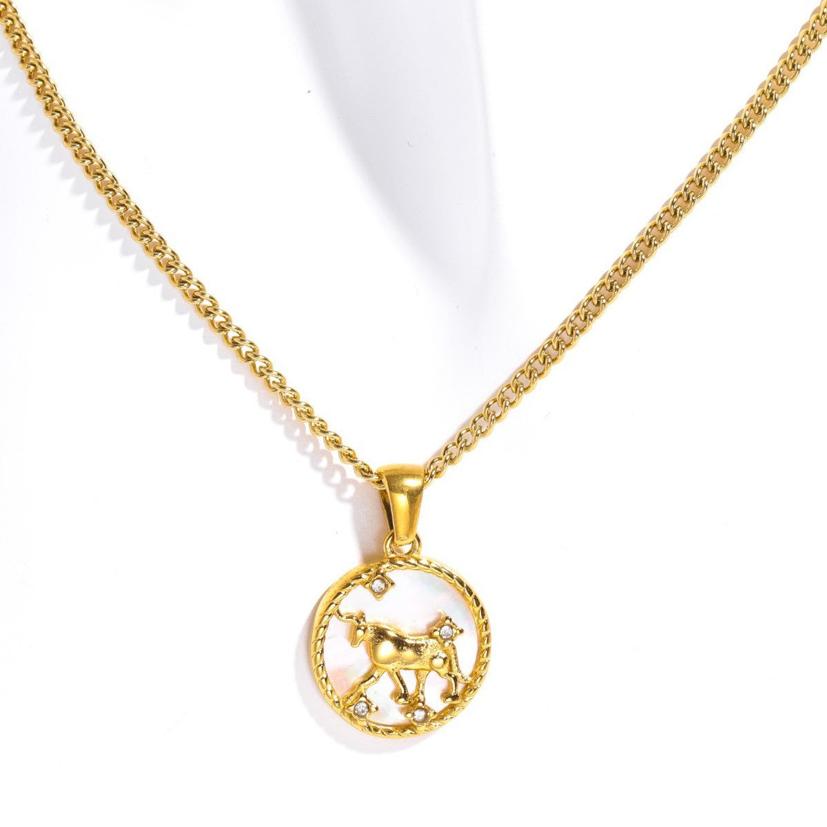 Tamera Zodiac Coin Necklace