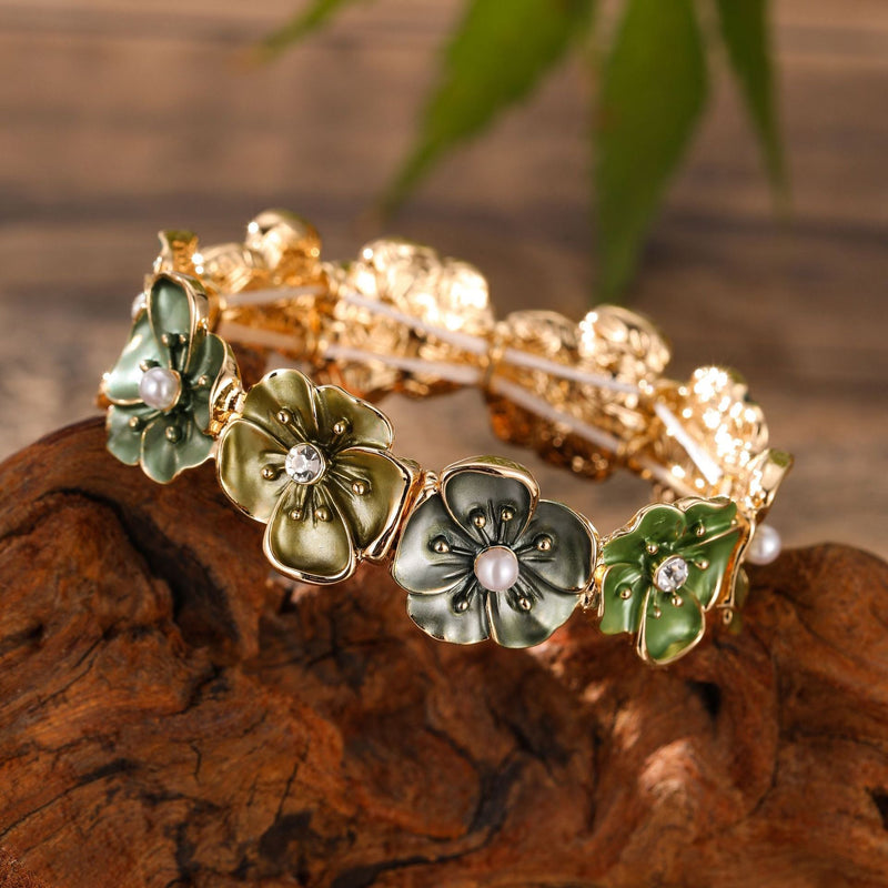 Enamel Stretch Bracelet