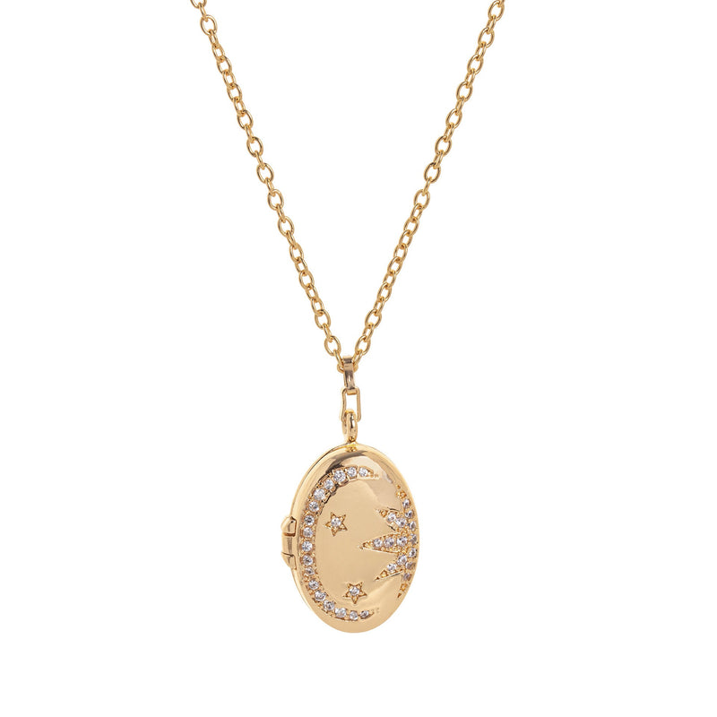 Butterfly Shell Locket Necklace