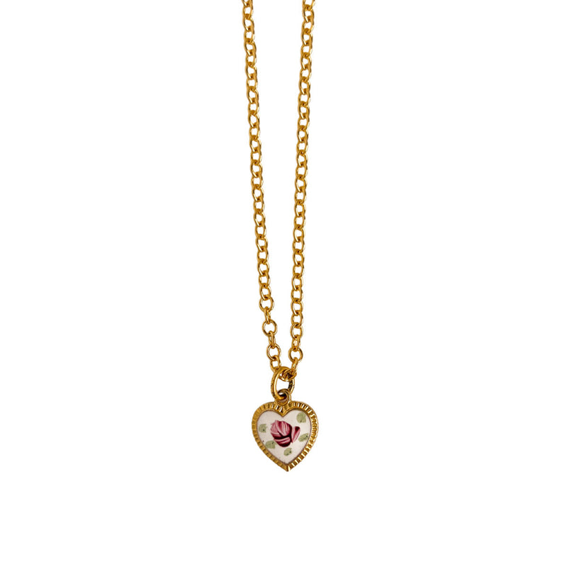Ayelen Painted Pendant Necklace