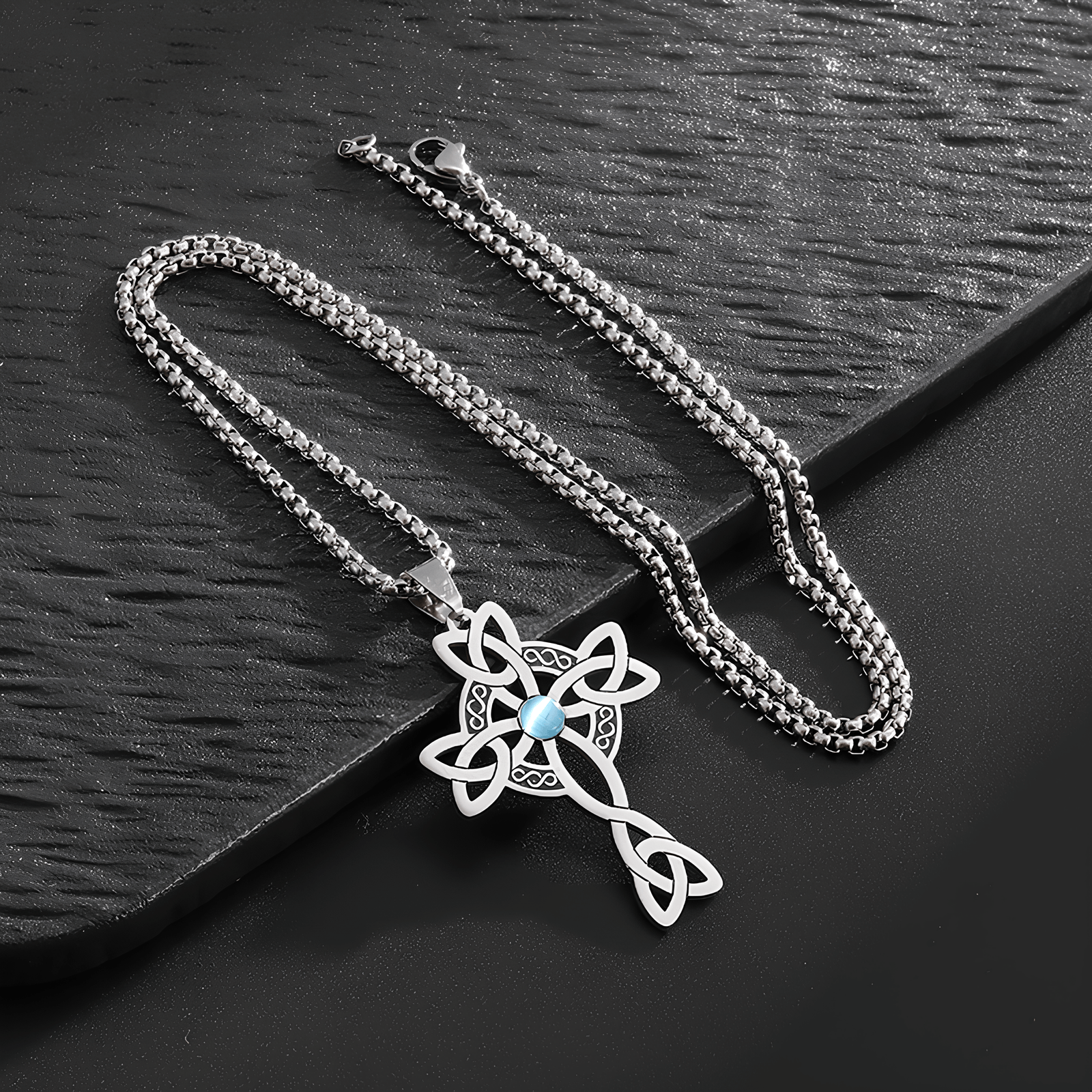 Four Realms Celtic Cross Necklace