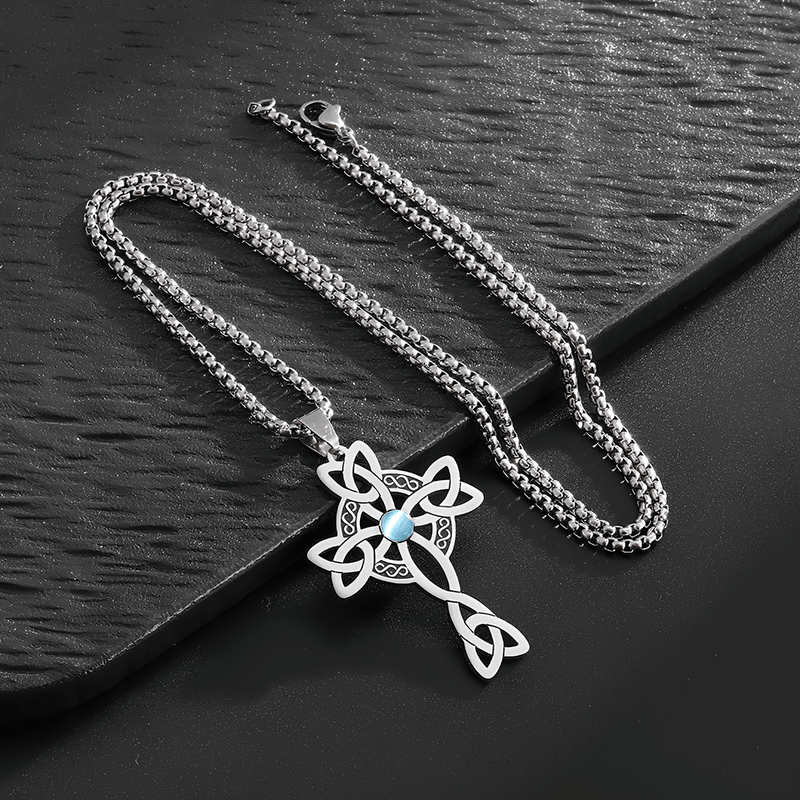 Four Realms Celtic Cross Necklace