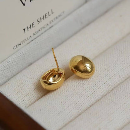 Kensington Domed Oval Earrings