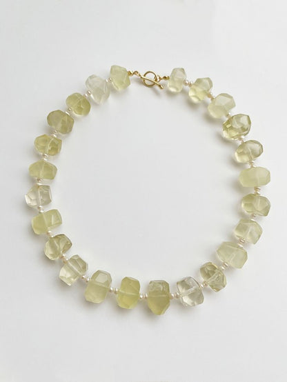 Valentina Large Gemstone Beaded Necklace