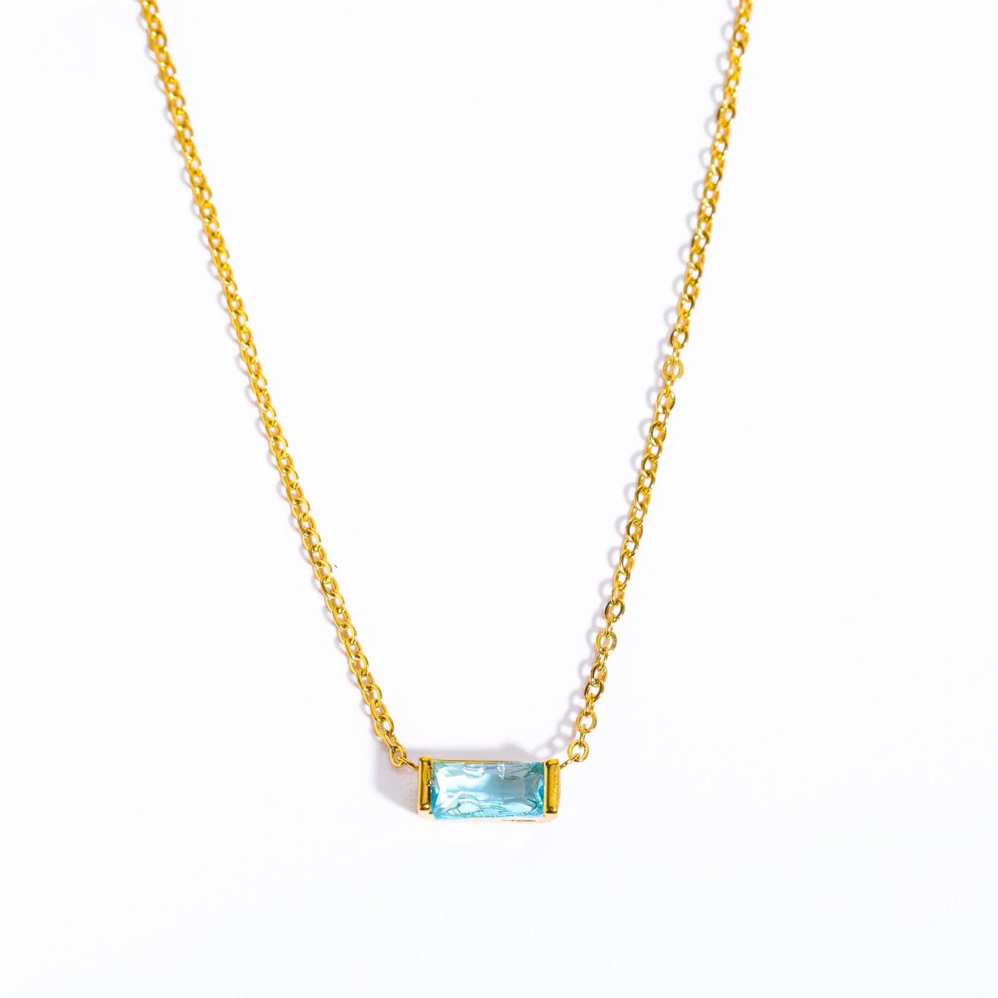 Bree Dainty Birthstone Necklace