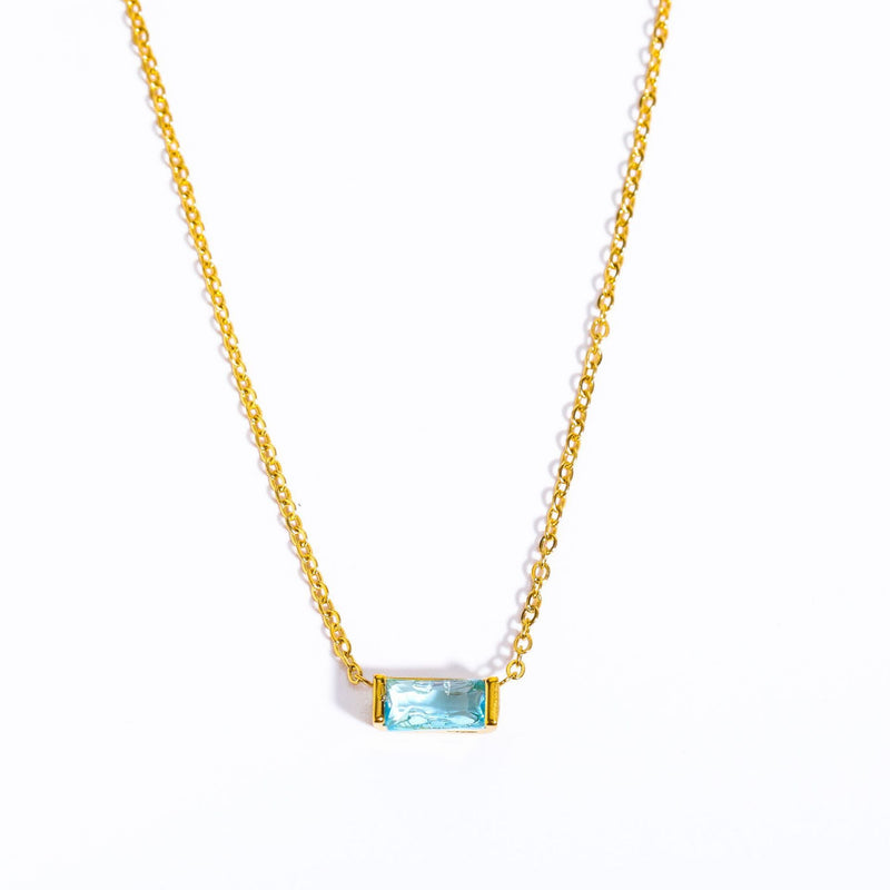 Bree Dainty Birthstone Necklace