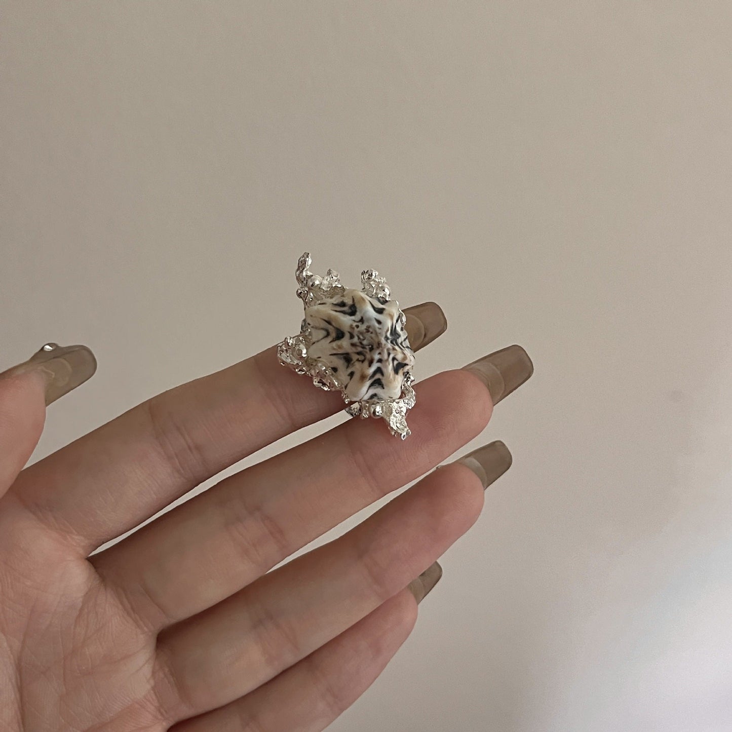 Lawson Stacked Shell Starfish Ring