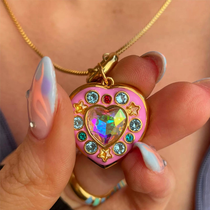 Starlight Heart & Magic Locket Necklace