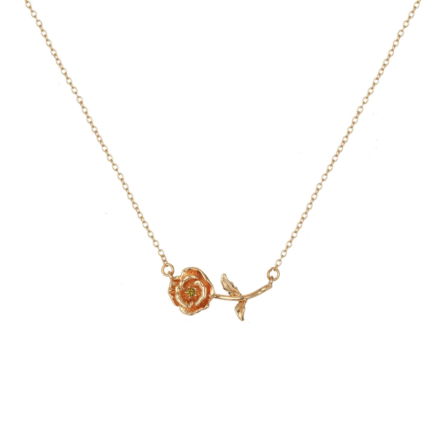 Kaylea Birth Flower Pendant Necklace