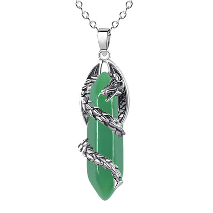 Celestial Dragonfang Crystal Necklace