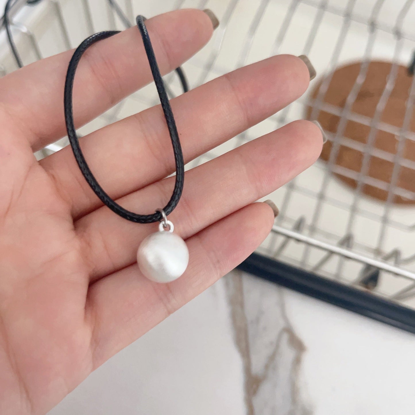 Odessa Brushed Pendant Necklace
