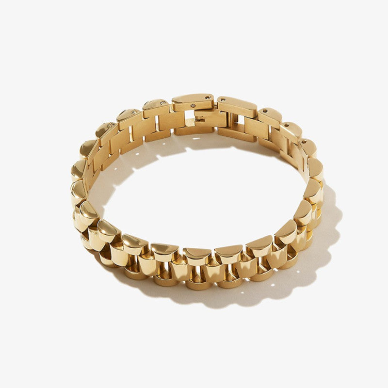 Minimalist Chain Bracelet Watch