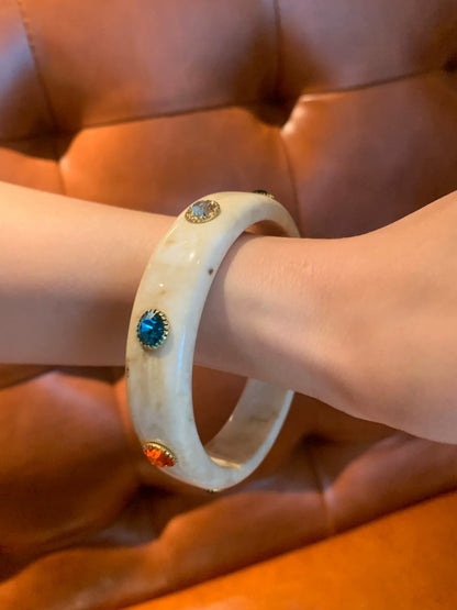 Tallulah Resin Shell Bangle