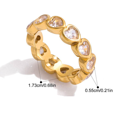 Nomi Heart Stacking Rings