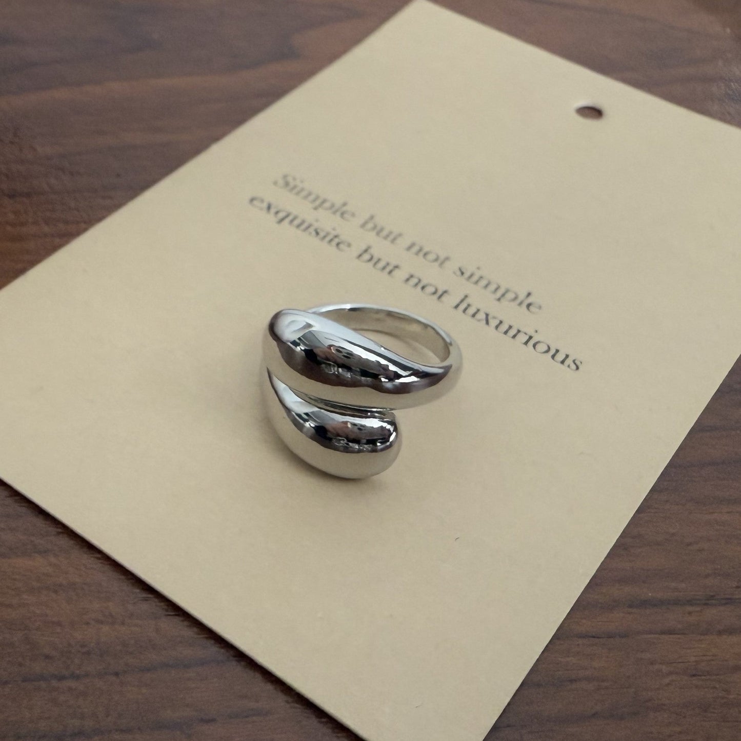 Keaton Sculptural Open Ring