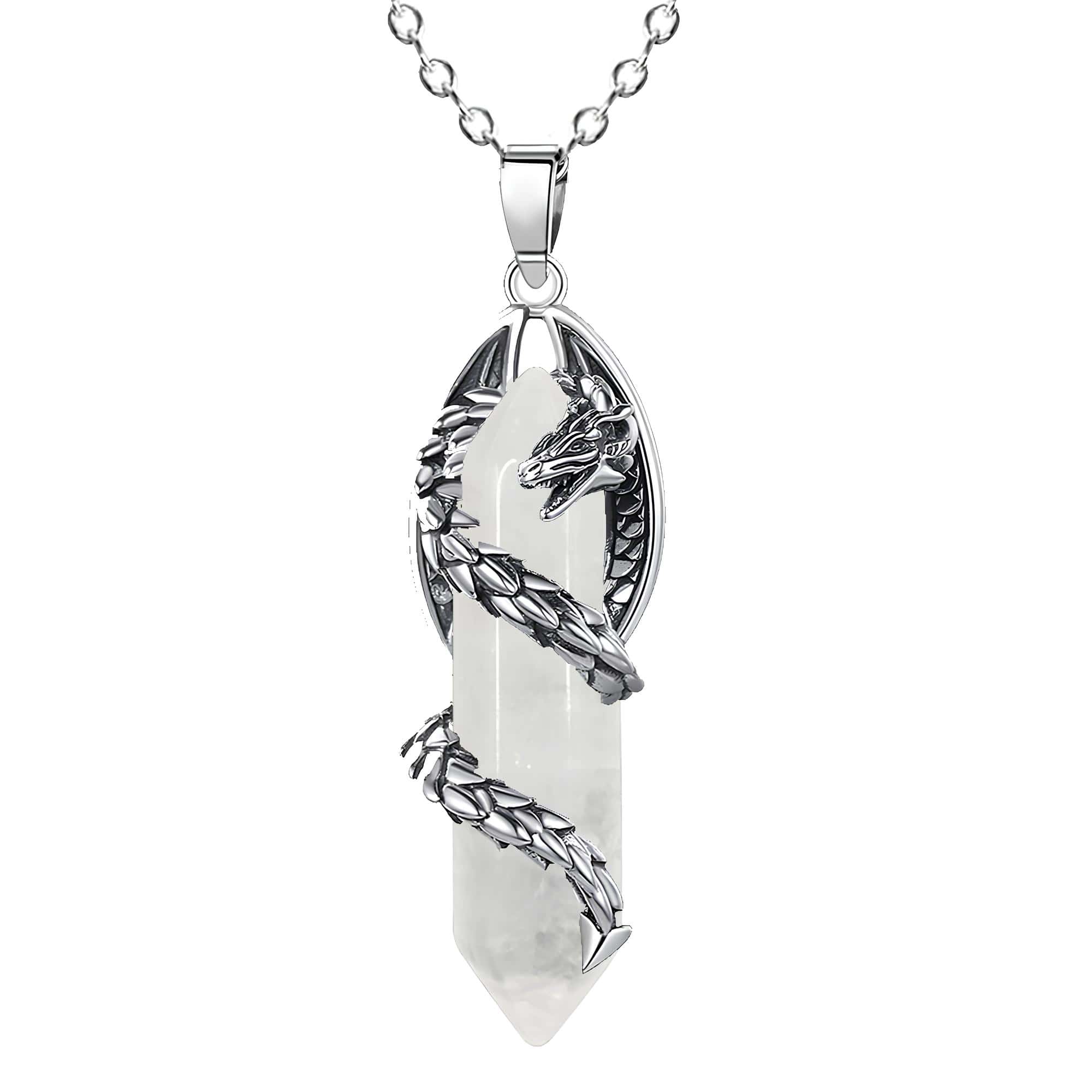 Celestial Dragonfang Crystal Necklace