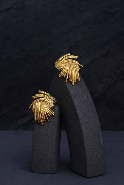 Eden Retro Gold Earrings