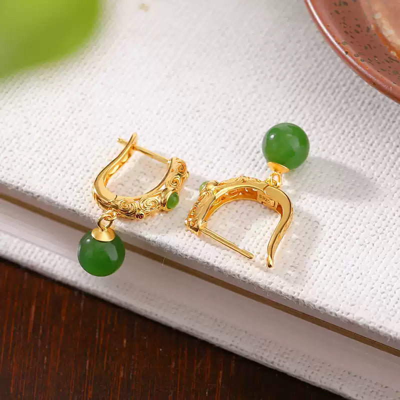Saylor Jade Drop Earrings