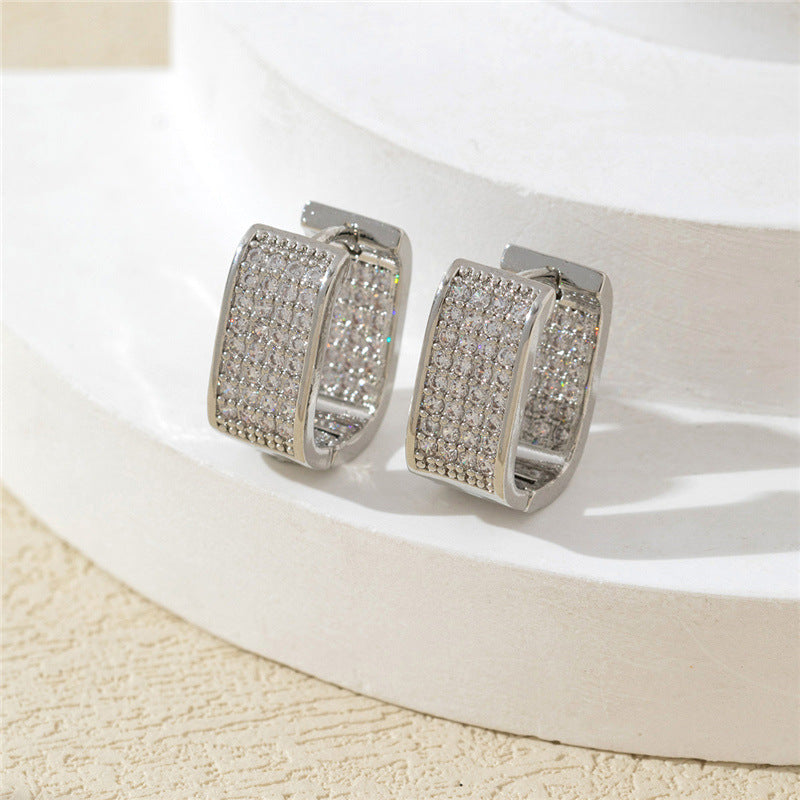 Emmelia Glimmer Geometric Studs