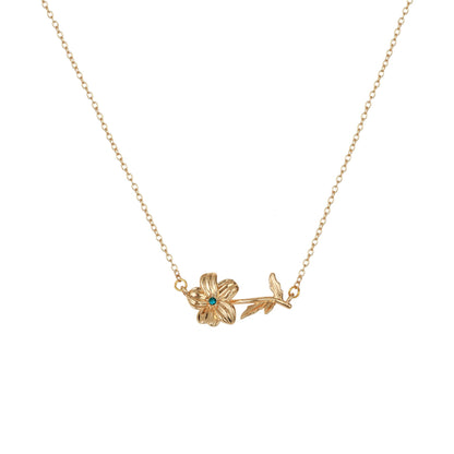 Kaylea Birth Flower Pendant Necklace
