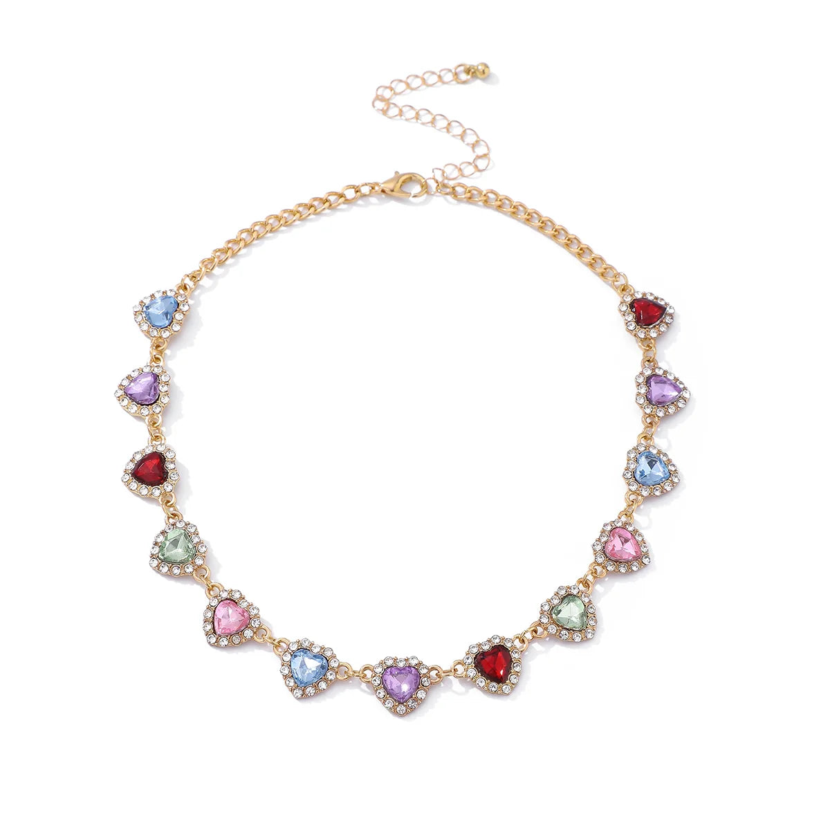 Embrie Pave Heart Necklace