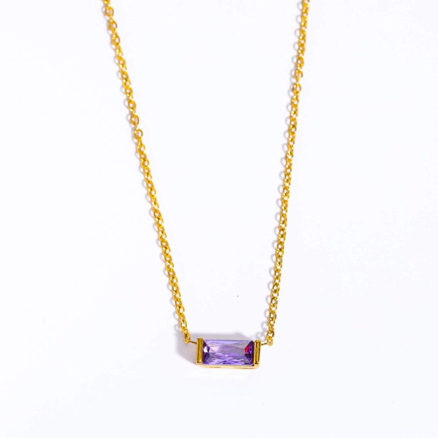 Bree Dainty Birthstone Necklace