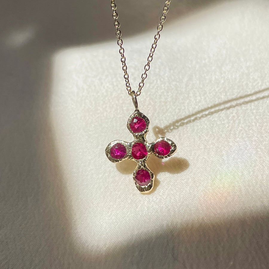 Elenna Cross Pendant Necklace