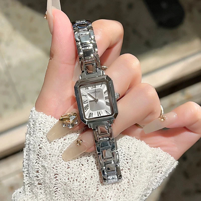 Mother-of-pearl Square Bracelet Watch