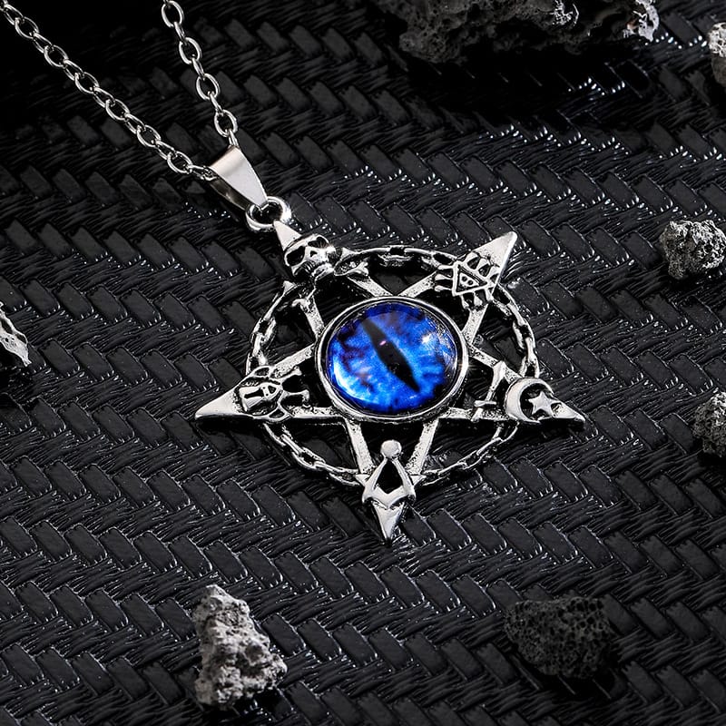 Pentacle of the Dragon���s Gaze Necklace