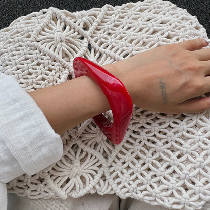 Evalee Statement Resin Bangle