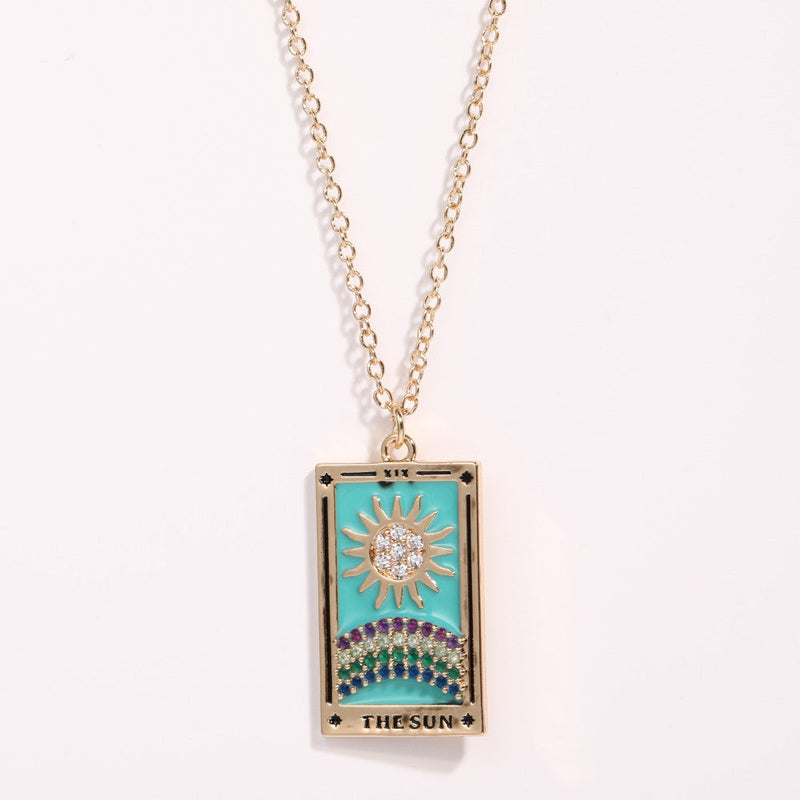 Erynn Gold-plated Tarot Necklace