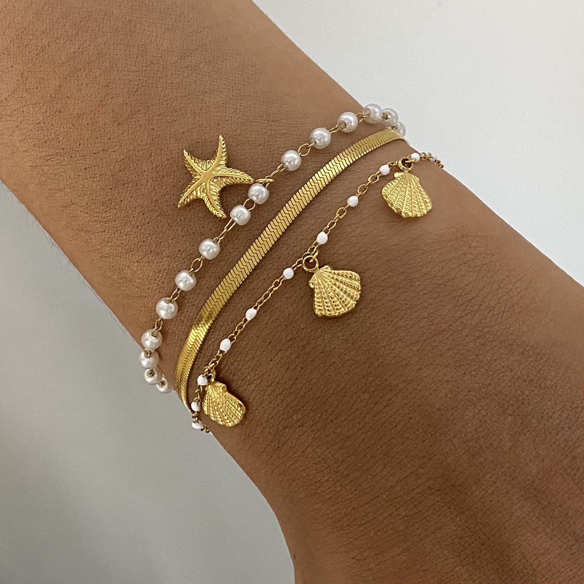 Coastal Charm 3-piece Bracelet Set