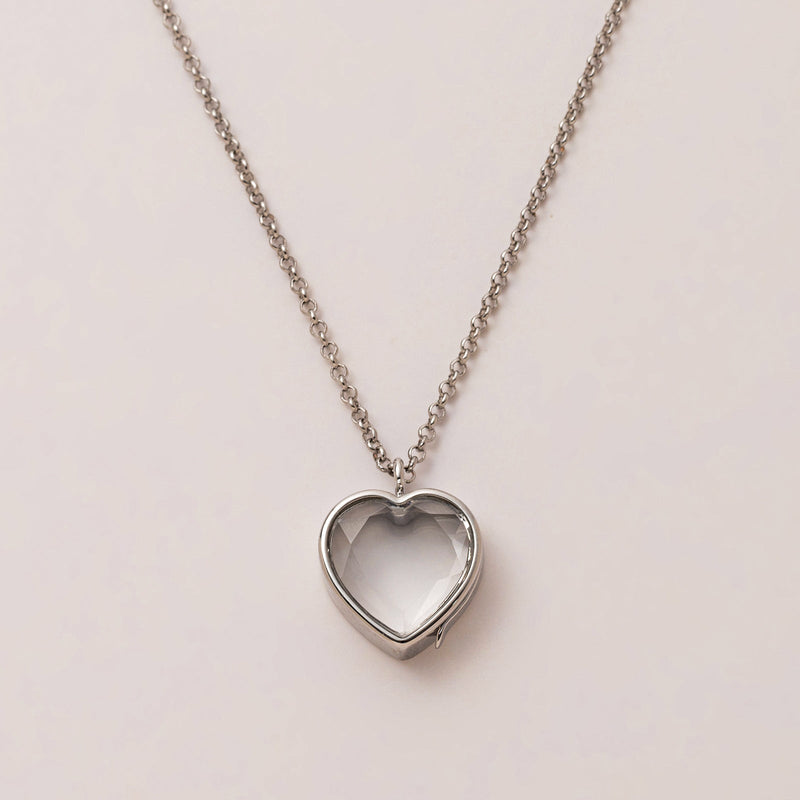 Floating Charm Locket Necklace and Mini Charms
