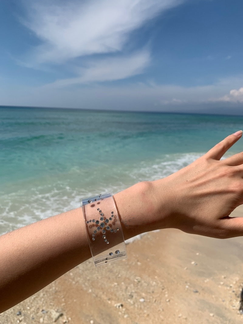 Angelita Crystal Clear Bangle