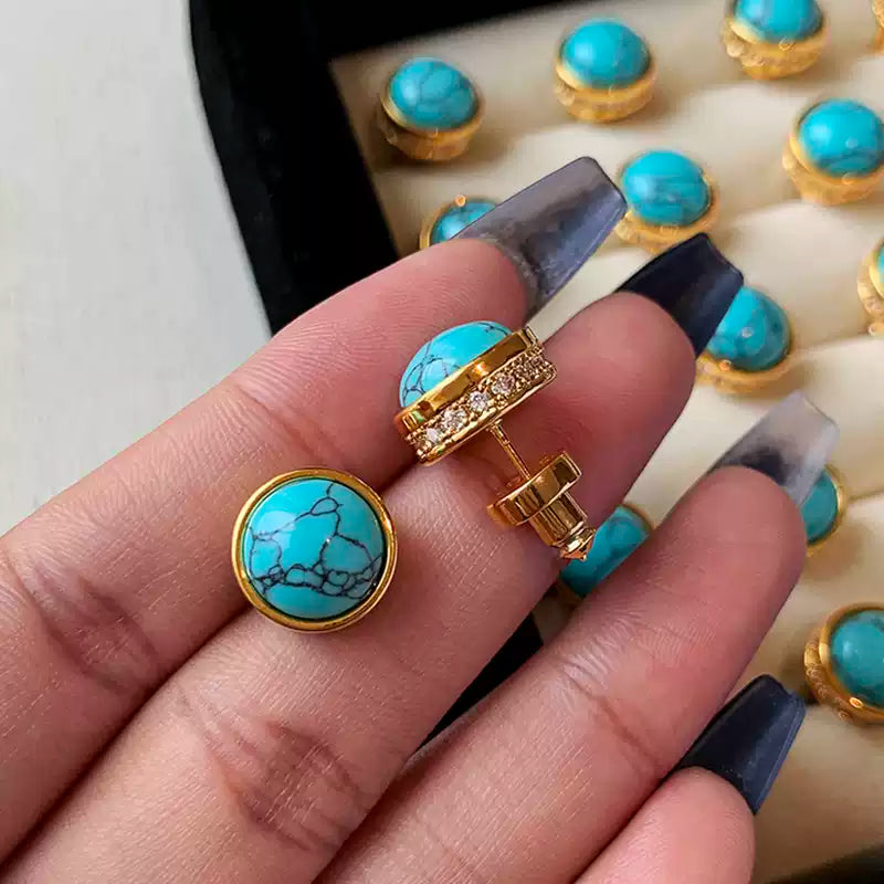 Zunaira Turquoise Drop Earrings