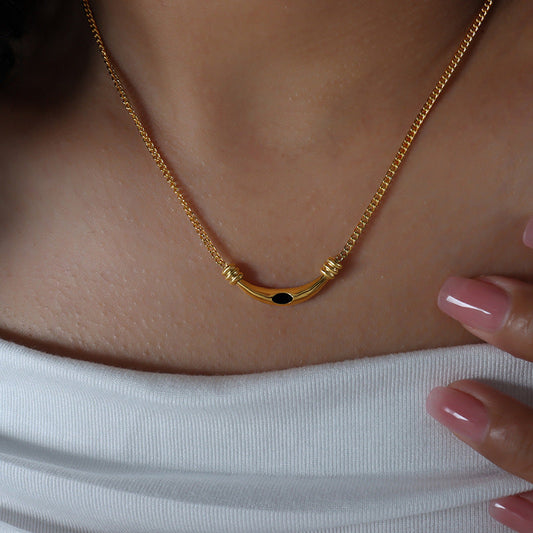 Stephany Gemstone Pendant Necklace