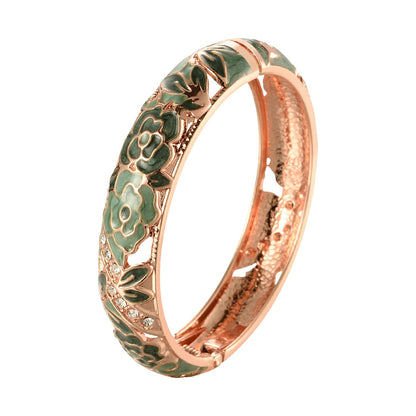 Jasper Clover Bloom Bracelet