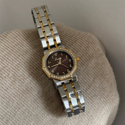 Crystal Accent Bracelet Watch
