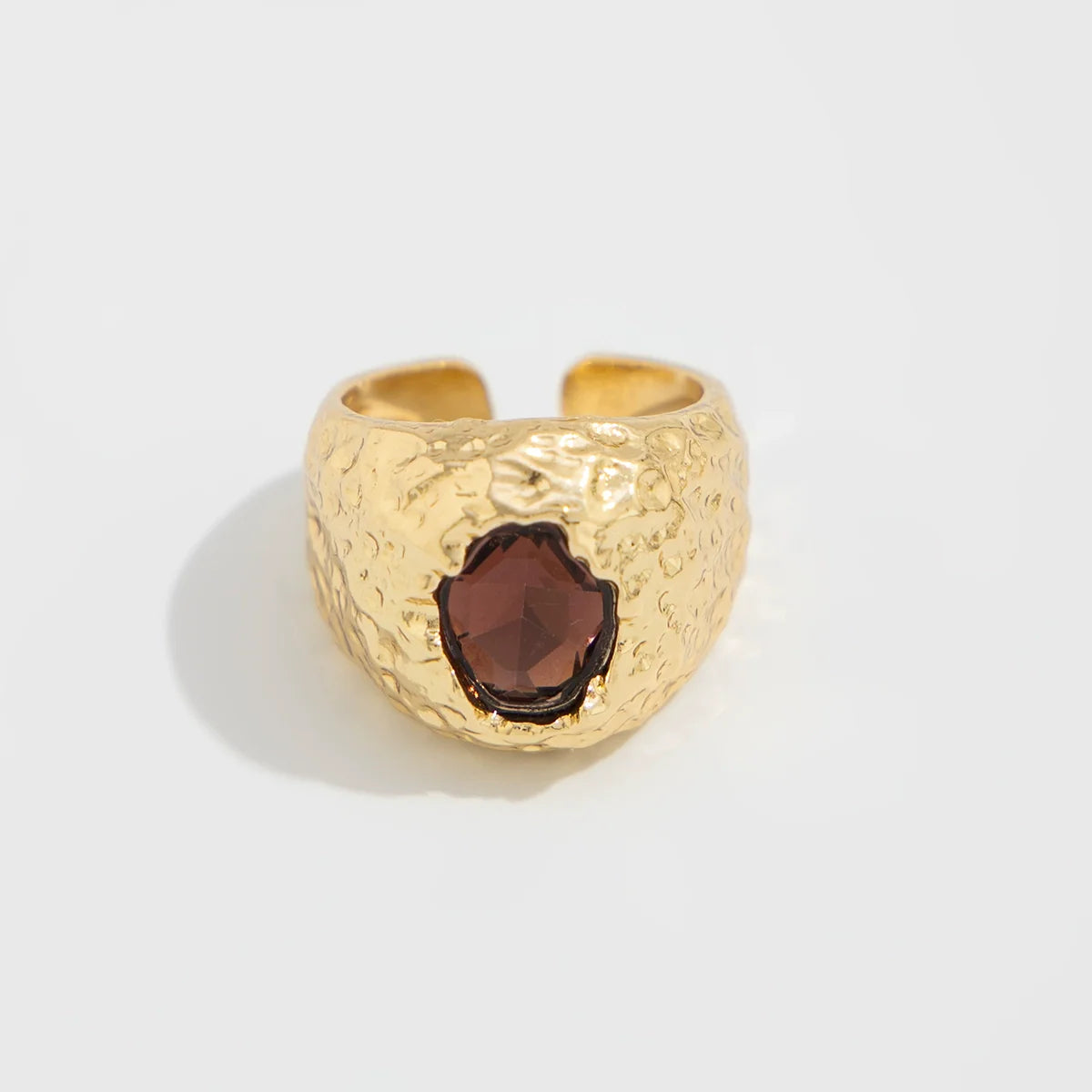 Kaleena Gemstone Open Ring